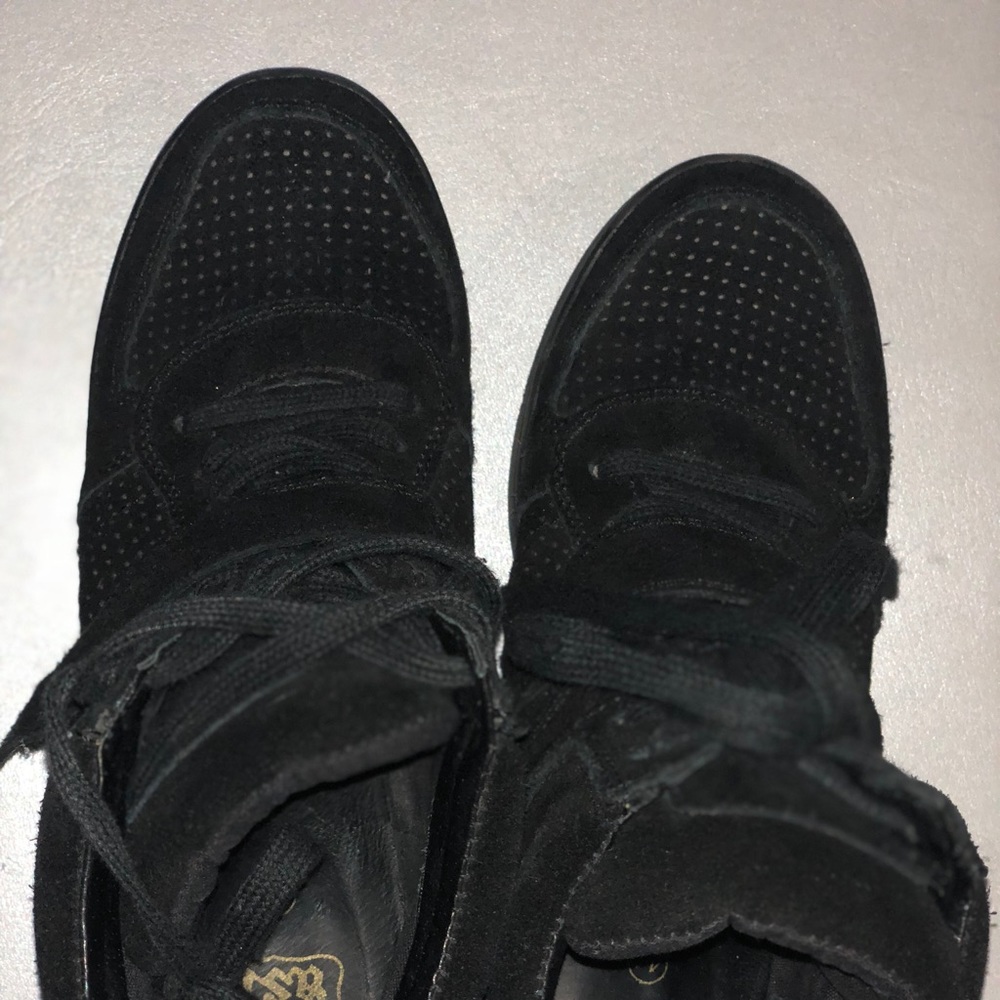 🌟Super Comfy, Black suede wedge sneakers from Ash